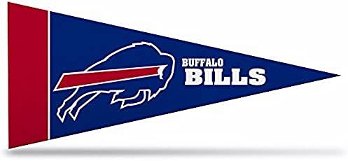 Rico Industries NFL Buffalo Bills 8-Piece 4-Inch by 9-Inch Classic Mini Pennant Décor Set - Image 4