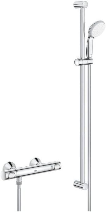 Mitigeur thermostatique douche 1/2 avec ensemble de douche - GROHE