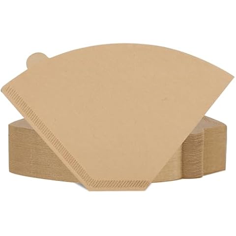 160 Count #4 Cone Coffee Filters 8-12 Cup Disposable Coffee Filters 4 Cone Paper Unbleached Natural Number 4 Filters Paper Compatible with Ninja Coffee Filter, Drip and Pour Over Coffee Maker Cover