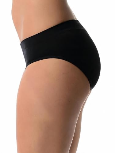 Image of Balanced Tech Moisture Wicking Underwear for Women, Seamless Workout Hipster Brief Bikini Panties
