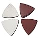 40pcs 80mm Triangle Sandpaper for Oscillating Multi Tool, 60/120/180/240 Grit Aluminum Oxide Sanding Discs, Fits 3.2 Inch Triangle Sanding Pads