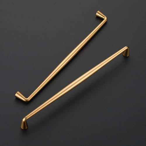 Image of Ravinte 30 Pack 10 Inch Champagne Bronze Kitchen Cabinet Handles Solid Zinc Alloy Cabinet Pulls Cupboard Hardware Drawer Handles