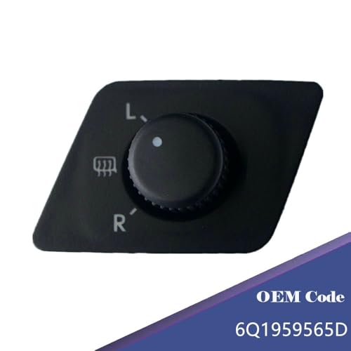 Bouton de commande de rétroviseur 6Q1959565D pour VW Polo IV 2001-2014 - 2