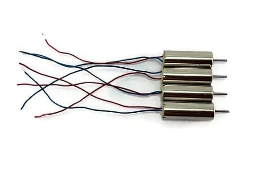 Metal SP Electron Pack Of 4 Pcs 3.7 Volts 7X20 MM Coreless Drone Motors 3.7V For Quadcopter Spare Micro Motor