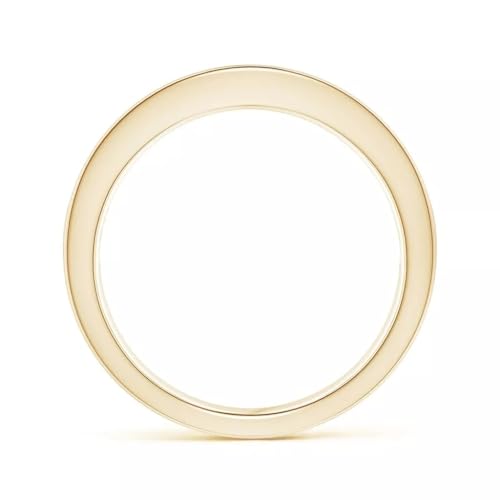 Princess Cut Simulated Ruby & Diamond Alternate Diamonds Half Eternity Wedding Band Ring In 925 Sterling Silver 14K Yellow Gold Finish for Women's2