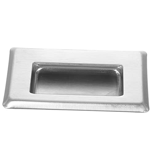 Mikikit Manija de Puerta Empotrada de Inoxidable Gabinetes Instalación para Armarios y Correderas