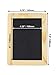 Creative Hobbies® Synthetic Chalkboard with Unfinished Wood Frame, 4 x 6 Inch -Pack of 6 Chalkboards