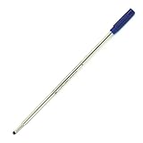 Monteverde Ballpoint Refill to Fit Cross Ballpoint Pens, Medium Point, Soft Roll, Blue / Black, 2 per Pack (C132BB)
