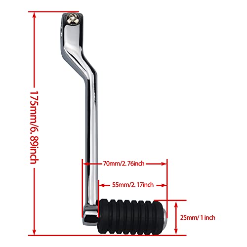 Image of Toe Shift Pegs,Front Shift Lever with Shift pegs fits for 1986-2017 Harley FL Softail, 1988-later Touring and 2008-later Trike Models
