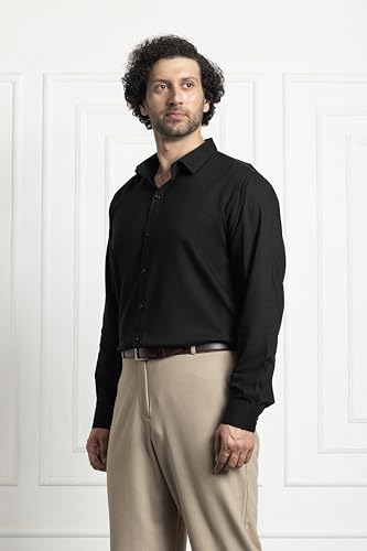 Image of Men's Soft Stretchable Fabric Regular fit Casual Shirt.