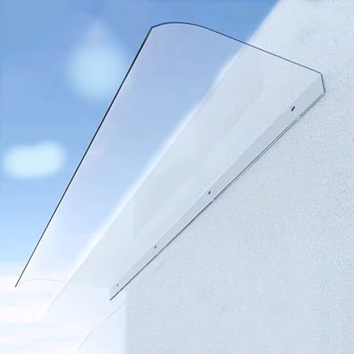 ARtsim Marquesina para Puertas y Ventanas, Marquesina Protección Exterior, para Puerta de Entrada, balcón, Techo de Puerta, contra Sol y Lluvia, 40x40cm 40x60cm 40x80cm 50x110cm