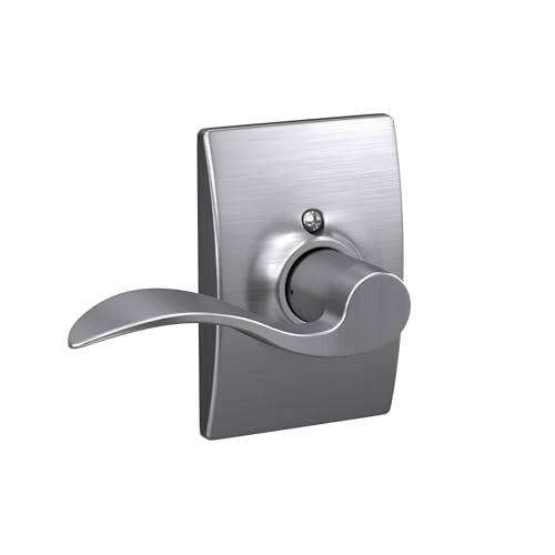 Image of SCHLAGE RH Accent Lever Century Rose Half Dummy