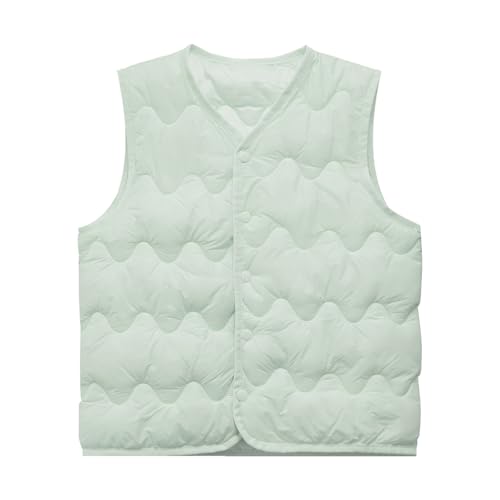 YiZYiF Toddler Girls Boys Quilted Coat Warm Gilet Winter Puffer Down Padded Jacket Casual Snow Vest2