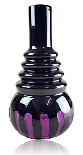 Ersatzglas für Shisha | Bowl ohne Gewinde | Farbe - Lila | Ersatzbowl für Wasserpfeife | Höhe - 30cm | Shisha Vase mit…