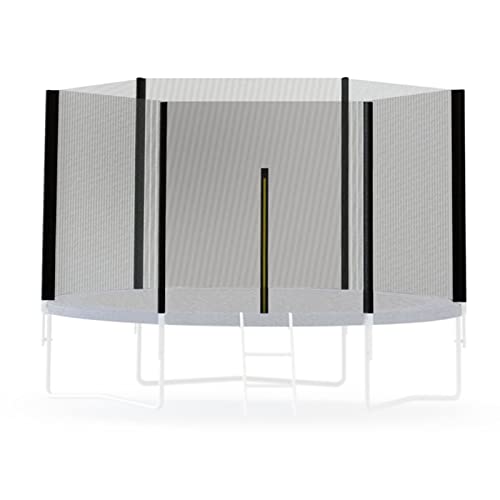 Filet de sécurité pour trampoline 3,6 m résistant filet seul de rechange 8 poteaux