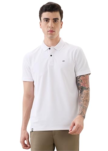 Image of Nostrum Cotton Half Sleeve T-Shirt for Men Boys, Regular Fit, Cherry, Stylish Mens T-Shirts, Polo T Shirt for Man, Collar T Shirts for Men