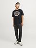 JACK & JONES Male T-Shirt Plus Size Logo T-Shirt, Black, 4XL #4