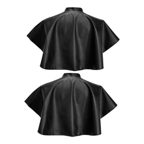 Capa para teñido de cabello Ciieeo 2 piezas negra impermeable miniatura 1