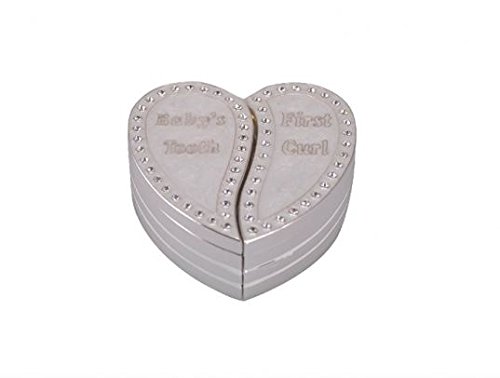 Lesser and Pavey - Little Treats Silver Plated First Tooth and Curl (Cream)