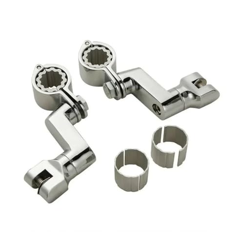 Pédales de moto de 22 à 35 mm avec pinces de montage pour cadre Goldwing GL1800