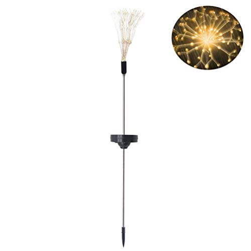 Uonlytech Solar Powered Dandelion Garden Lights Waterproof 153 LEDs Solar Firework Decorative Lights for Yard Pathway Outdoor
