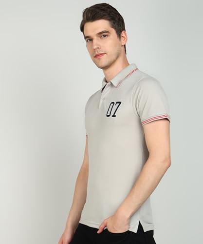 Image of INKKR Men's Soild Collar Neck Polo T-Shirt