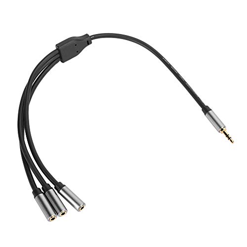 Cable divisor de audio 3.5mm 1 macho a 3 hembras miniatura 1