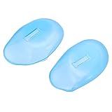 FRCOLOR 4組シリコン製耳カバー 耐水性 耳シールド ヘアカラーリング用保護カバー サロン用 家用 ユニバーサルデザイン 伸縮対応