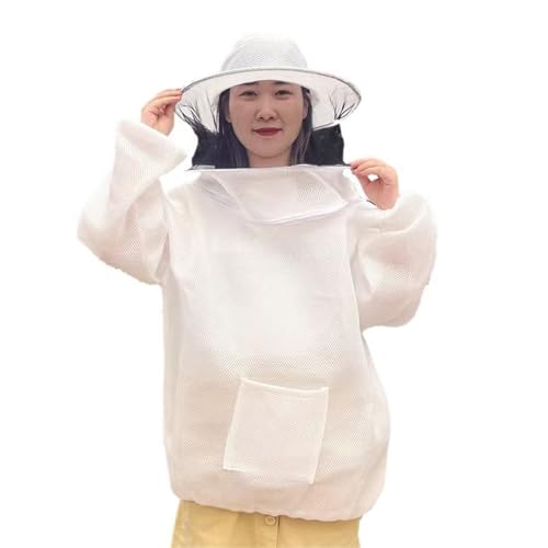 Traje de apicultor profesional engrosado gris con ventilación tridimensional 5