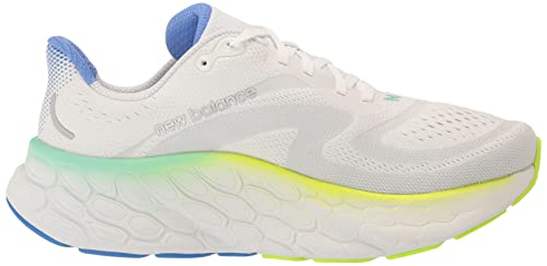 New Balance Women's Fresh Foam X More V4 Running Shoe, White/Cobalt, 9 #TOP5