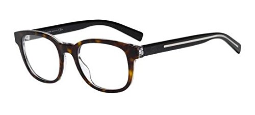 Christian Dior Black Tie 202 G6G Havana Crystal Black Prescription Eyewear Frames