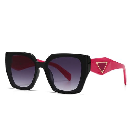 Lunettes de soleil carrées femmes UV400 œil de chat vintage accessoire mode