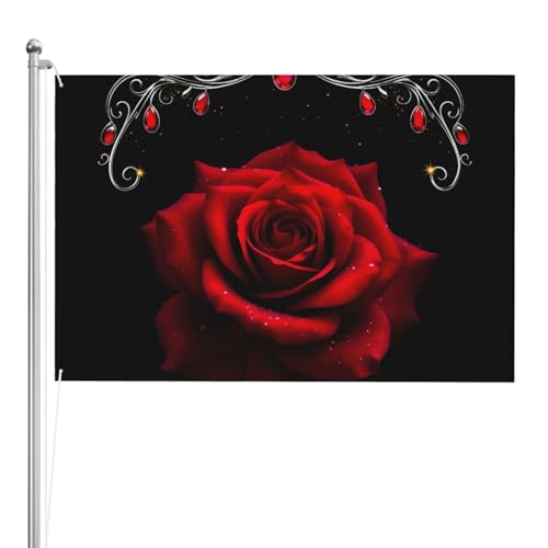 Fini les couleurs ternes avec ce drapeau d'extérieur double face en polyester résistant aux UV