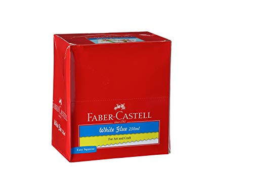 Image of Faber-Castell Poster Color Tin Box - Pack of 12 (Assorted) White Glue - 250ml (White)