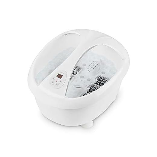 Medisana FS 888 Premium foot spa con potente masaje de pies - spa de pies eléctrico, función de calor, masaje de vibración, función de temporizador, dispensador de aroma y luz de bienestar