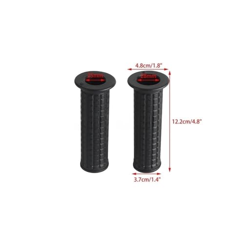 Poignées de guidon moto 25mm et 28mm embouts universels pour scooter et vélo de rue - 6
