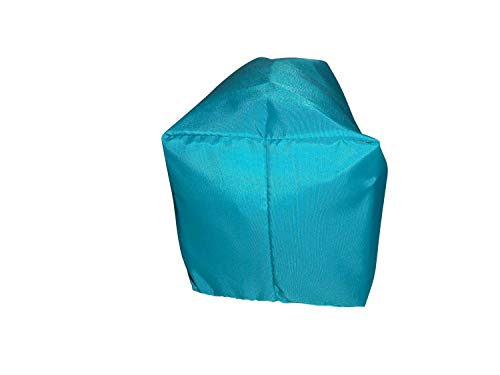 Mini Stuff Sack,drawstring Shoe bag Bag Square Bottom Made in USA (Turquoise)3