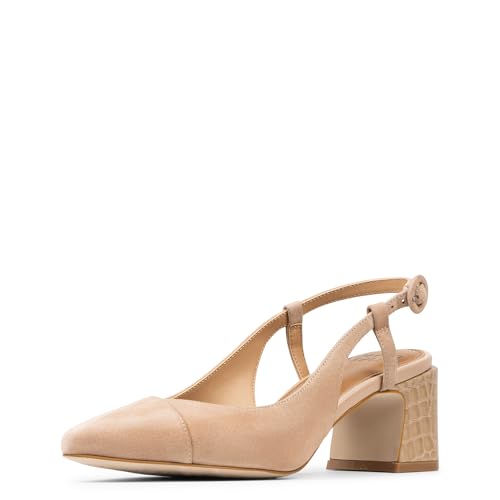 Donald Pliner Women&rsquo;s Viviana Slingback Pump, Classic Closed-Toe Low Heel Pump Shoes for Women...