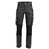 pantalon gris/noir NINE WORTHS Pantalon de Travail Kery (FR/ES, Numérique, 46, Taille Normale, Taille Normale)