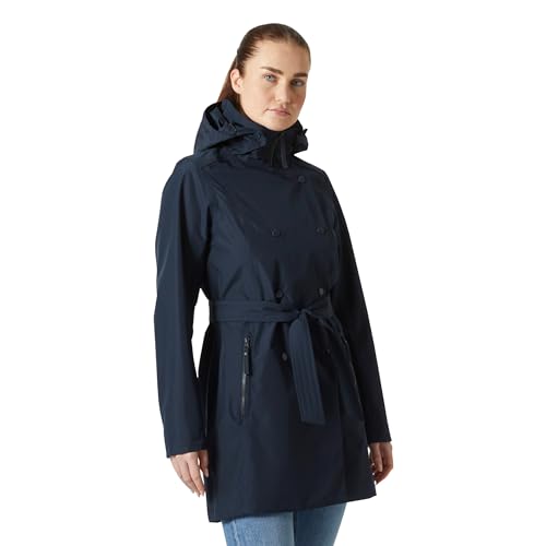 Amazon.com: Helly-Hansen Womens Welsey Ii Trench, 599 Navy, X