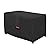Porch Shield Patio Fire Pit Cover - Waterproof 600D Outdoor Rectangular Fire Table Cover Deck Box Protector - 48 x 28 inch, Black