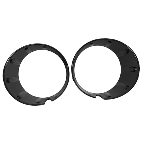 Cubierta de luz antiniebla delantera de 2 piezas, molduras de rejilla para Cooper 2009-2014