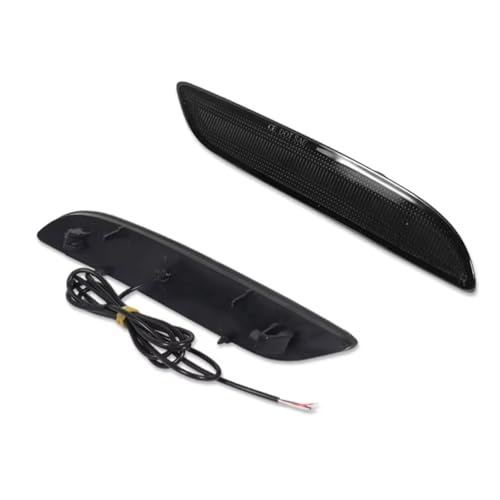 �Ԃ̃��A�o���p�[���˔� Compatible With Chrysler For Pacifica For Voyager 2017 2018 2019 2020 2021 2022 2023 �o���p�[���t���N�^�[���C�g�e�[���u���[�L���A�t�H�O�����v(Sm