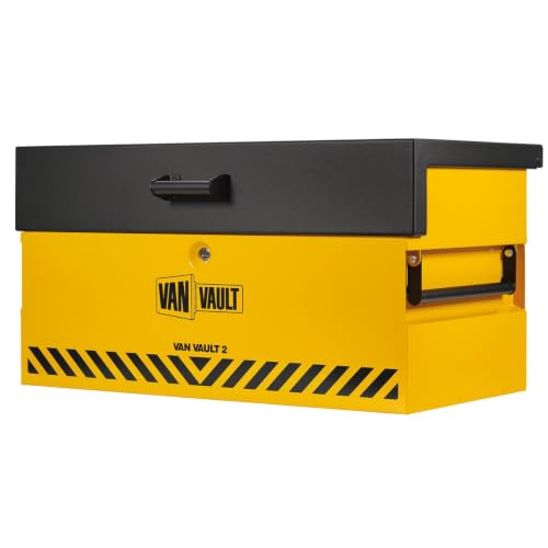 Van Vault 2 - Secure Tool Storage Box - Steel Tool Box - Yellow