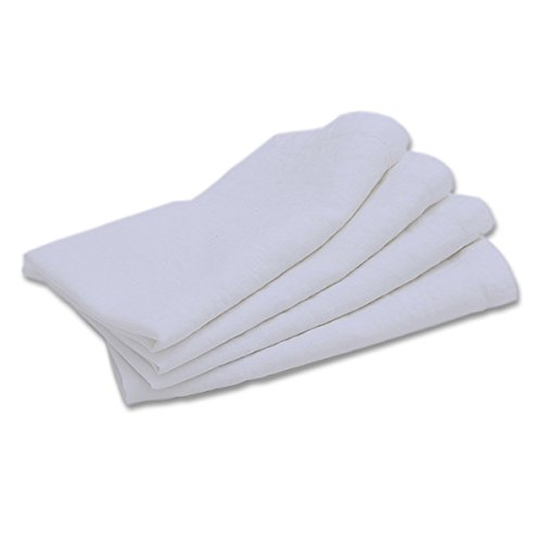 Serviettes en lin délavé pour des repas chaleureux en famille couleur vert aloé