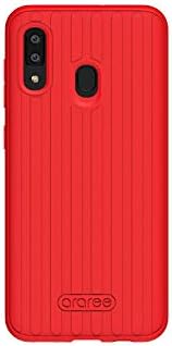 araree [Airdome Case for Samsung Galaxy A30 (2019), Premium TPU Shockproof case - Red