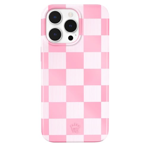 VELVET CAVIAR for iPhone 14 Pro Case Pink Checkered - Compatible with MagSafe - 10ft Drop Tested by VELVET CAVIAR - Used condition - US$23.82