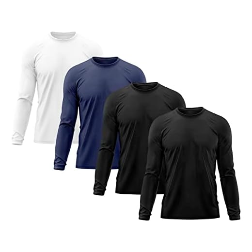 Kit 4 Camisetas Masculina Manga Longa Térmica Proteção Solar UV Dry Fit Segunda Pele X, Tamanho M