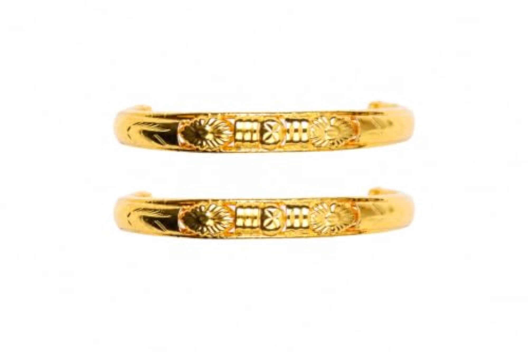 Gold Finish Decorative Kada Pair for Ganesh Decoration