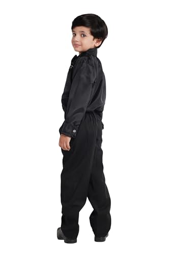 Image of Kaku Fancy Dresses Dance Costume Shinning Shirt With Bow Tie for Kids | Sequin Work School Annual Function & Theme Party's Shirt for Boys (ONLY SHIRT)